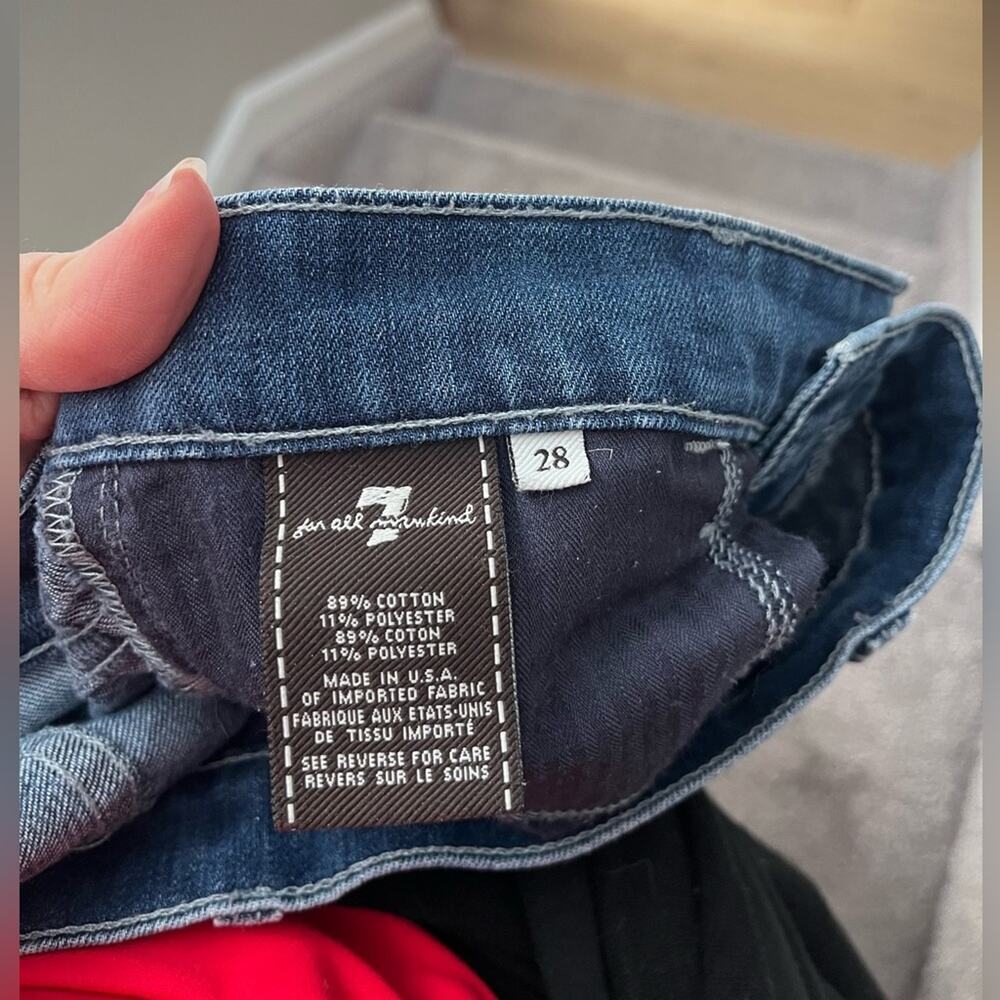 7 For All Mankind Women's High Waist Bootcut Jeans 28 - Picture 5 of 7